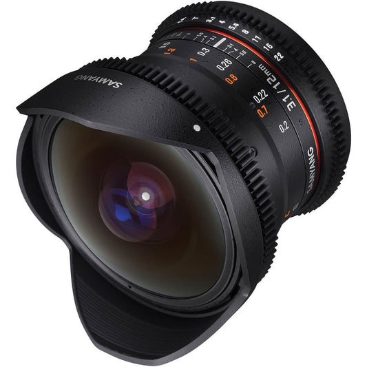 Samyang 12mm T3.1 VDSLR Cine Fisheye Lens for Nikon F Mount image 0