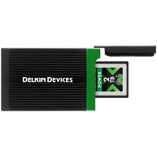 Delkin Devices USB4 CFexpress Type B Memory Card Reader image 0