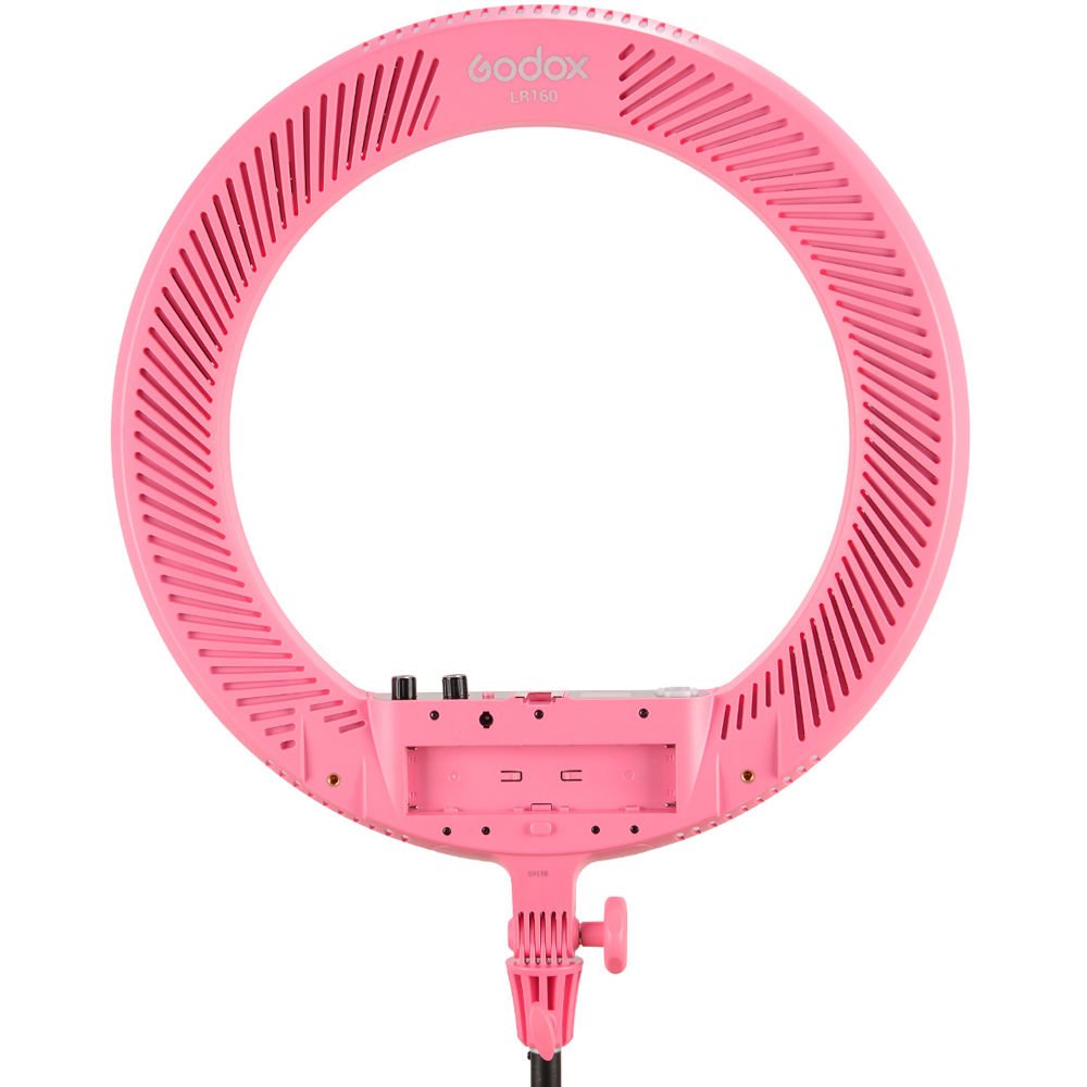 Godox LR160 Bi-Color Ringlight (Pink) image 3