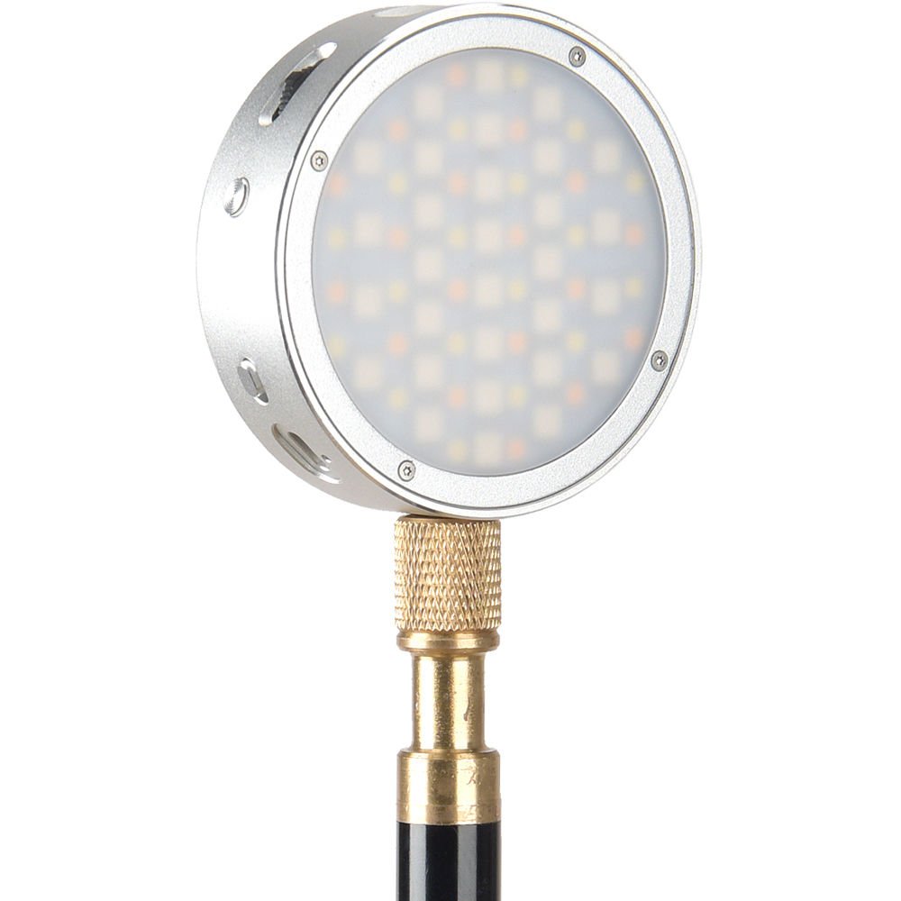 Godox Round Mini RGB LED Magnetic Light (Silver) image 8