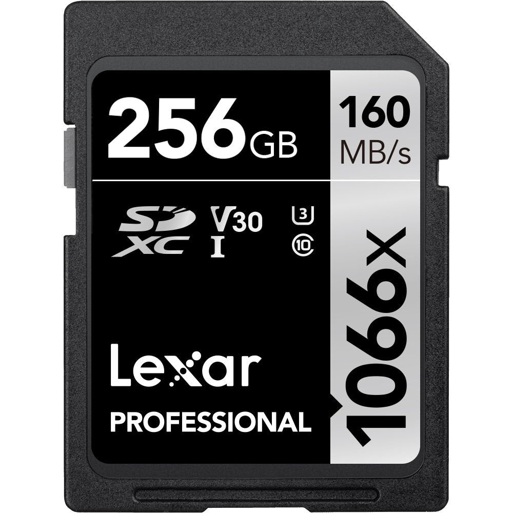 Lexar 256GB Professional 1066x UHS-I SDXC Memory Card (SILVER Series) image 0