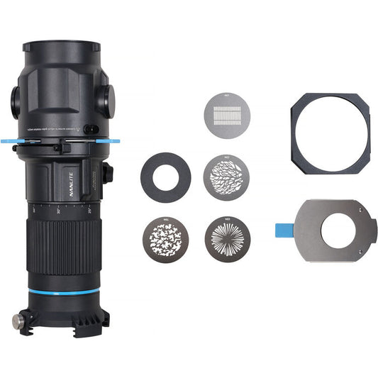 Nanlite Projection Attachment for Bowens Mount with 25-45° Zoom Lens image 0