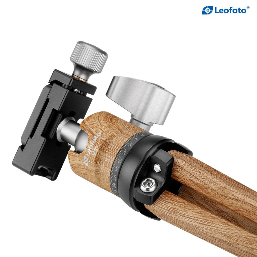 Leofoto MT-01 Mini Tripod with LH-25 Ball Head Wooden image 3