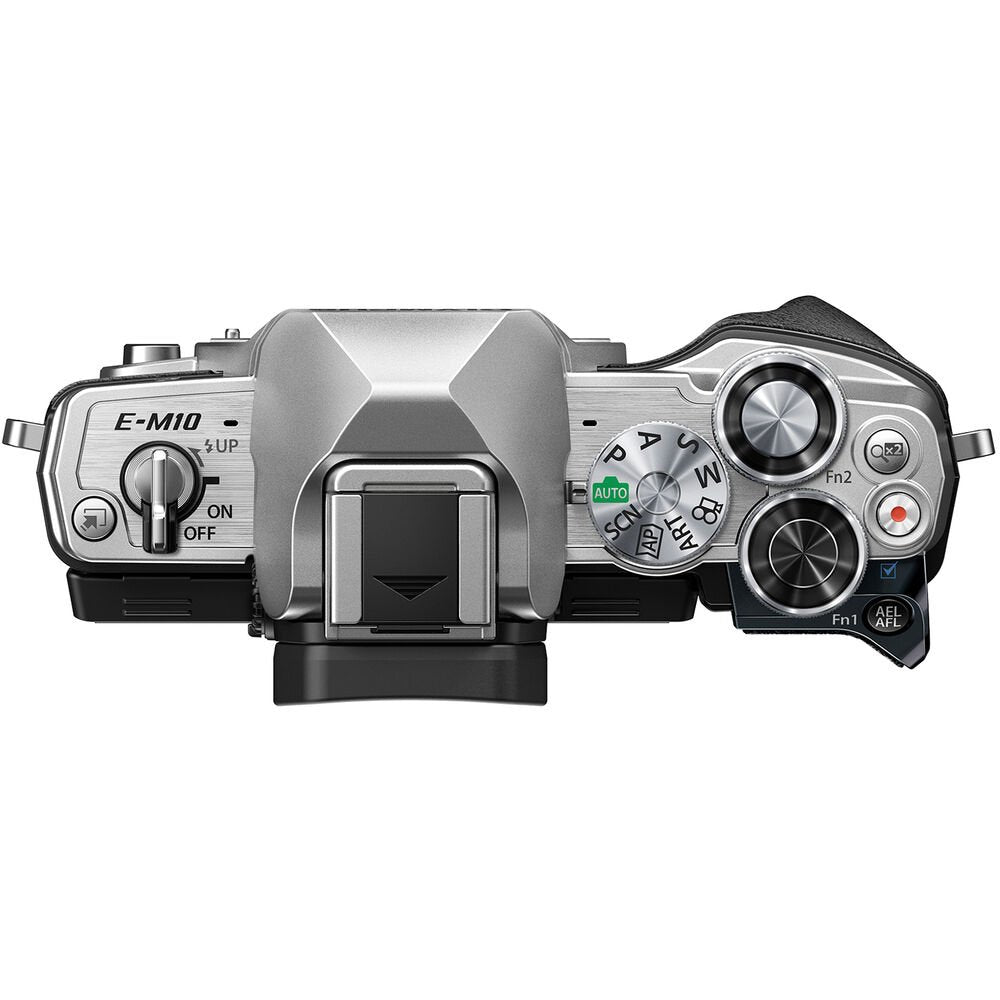 Olympus OM-D E-M10 Mark III Mirrorless MFT Digital Camera with 14-42mm EZ Lens (Silver) image 3