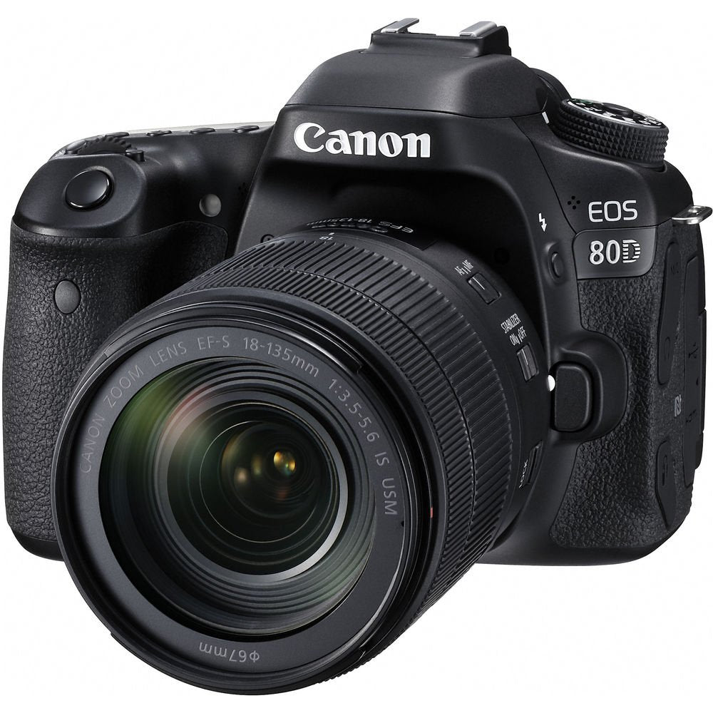 Canon EOS 80D DSLR Camera with 18-135mm Lens image 0