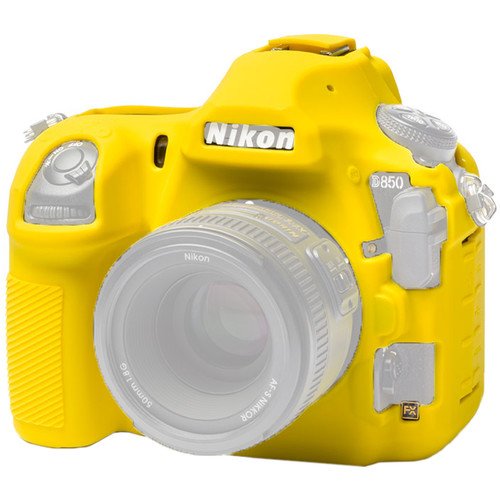 easyCover Silicone Protection Cover for Nikon D850 - YELLOW image