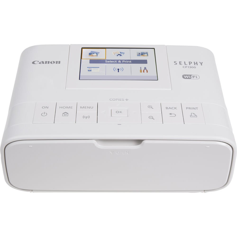 Canon SELPHY CP1300 Compact Photo Printer (White) image 1