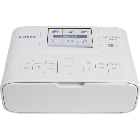 Canon SELPHY CP1300 Compact Photo Printer (White) image 1
