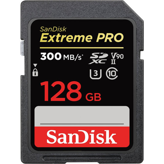SanDisk 128GB Extreme PRO UHS-II SDXC Memory Card image 0