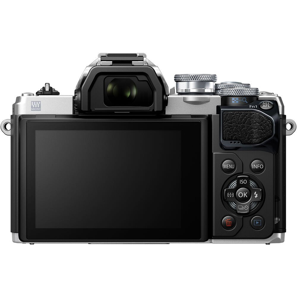 Olympus OM-D E-M10 Mark III Mirrorless MFT Digital Camera with 14-42mm EZ Lens (Silver) image 2