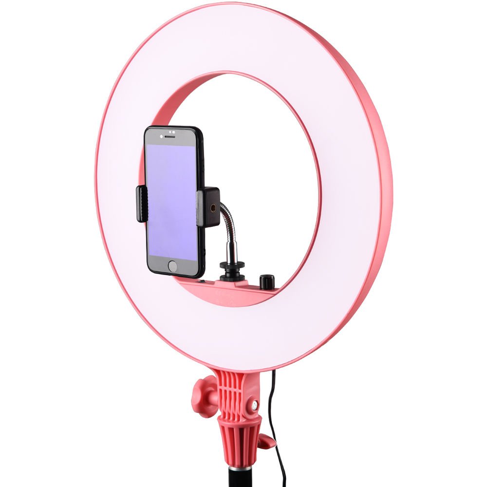 Godox LR180 Daylight Ringlight (Pink) image 2