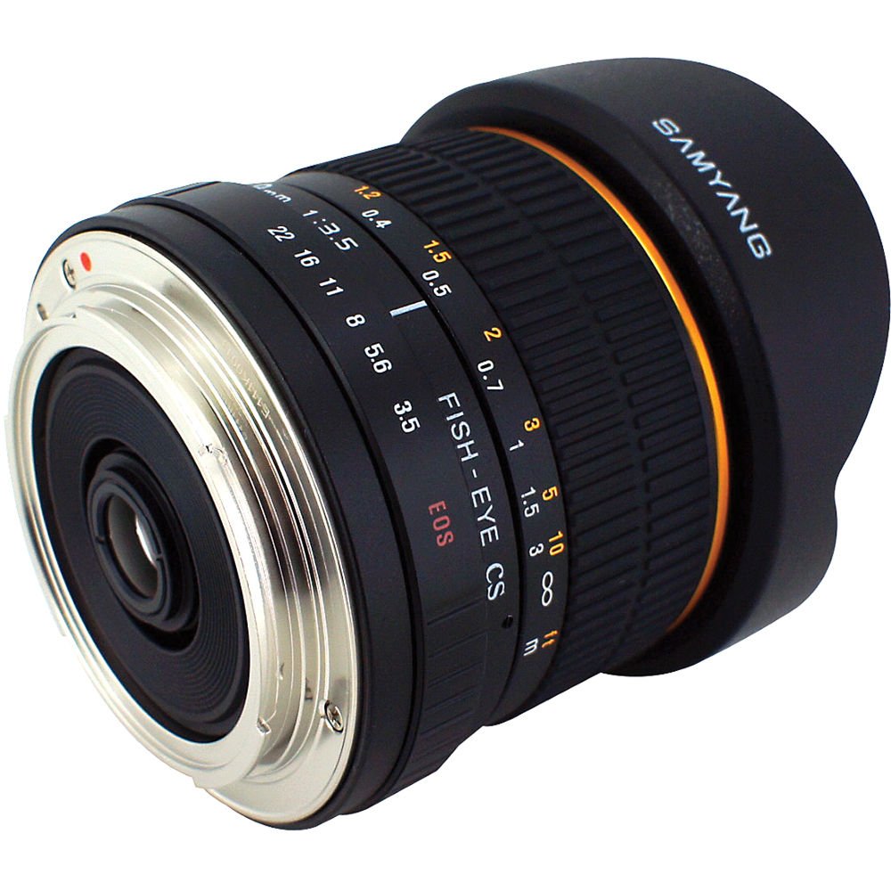 Samyang 8mm Ultra Wide Angle f/3.5 Fisheye Lens for Canon Mount image 2