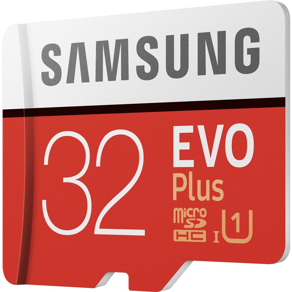 Samsung 32GB EVO Plus UHS-I microSDHC Memory Card with SD Adapter image 1