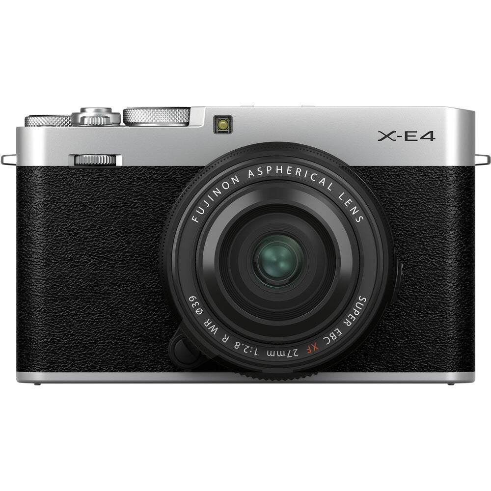 FUJIFILM X-E4 Mirrorless Camera with 27mm Lens (Silver) image 0