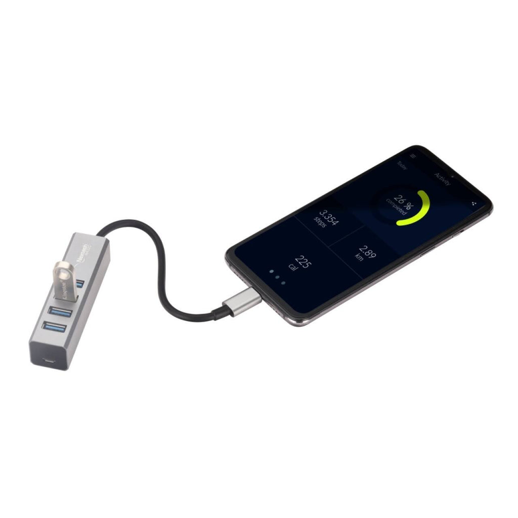 Nextech Usb C To 4 Port Usb 3.0 Hub With Micro Charging NA32C image 2