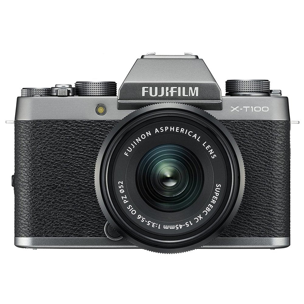 Fujifilm X-T100 Mirrorless Camera with 15-45 mm Lens (Silver) image 0