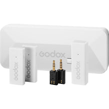 Godox MoveLink Mini UC 2-Person Wireless Microphone System for Cameras & Mobile Devices - WHITE image