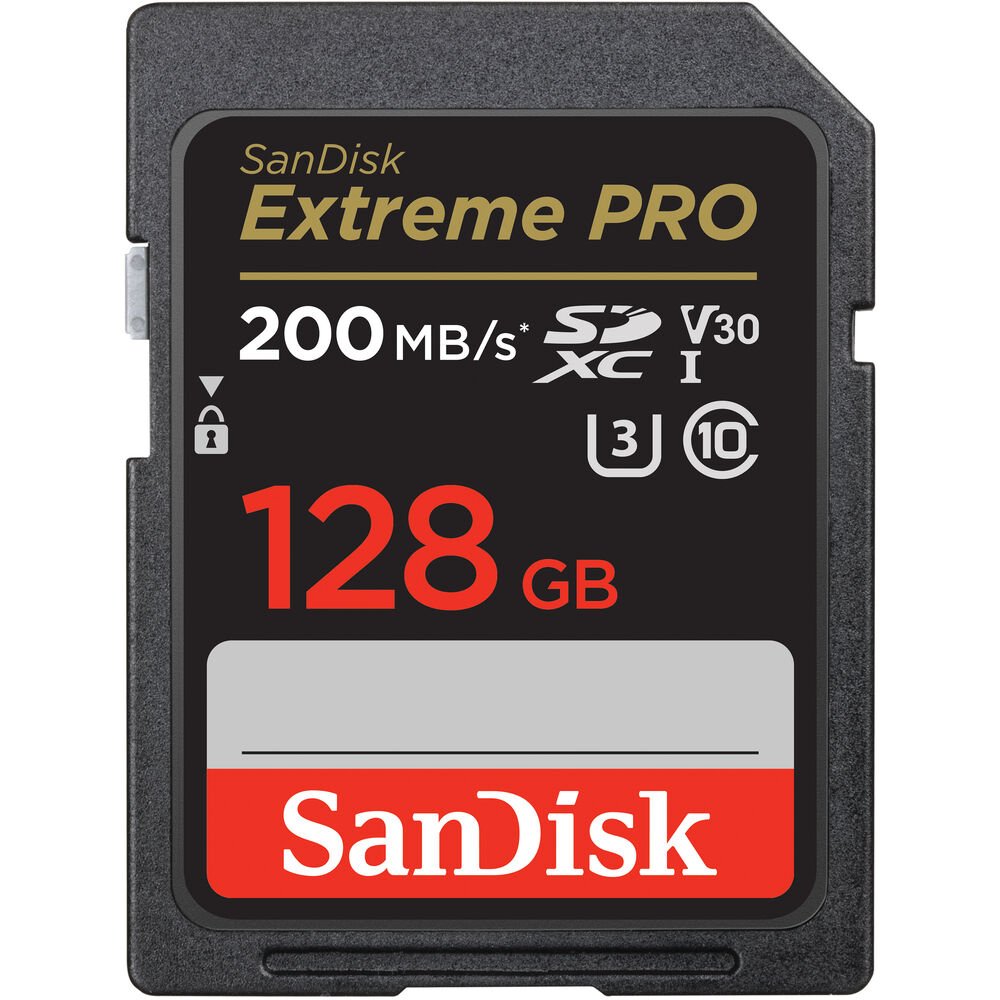 SanDisk 128GB Extreme PRO UHS-I SDXC Memory Card image 0