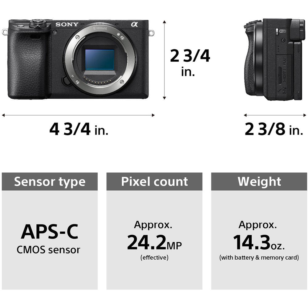 Sony Alpha A6400 Mirrorless Digital Camera with 16-50mm Lens image 4