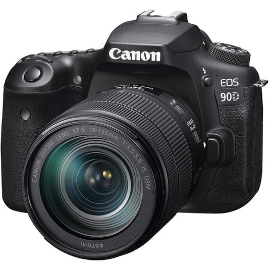Canon EOS 90D DSLR Camera with 18-135mm Lens image 0