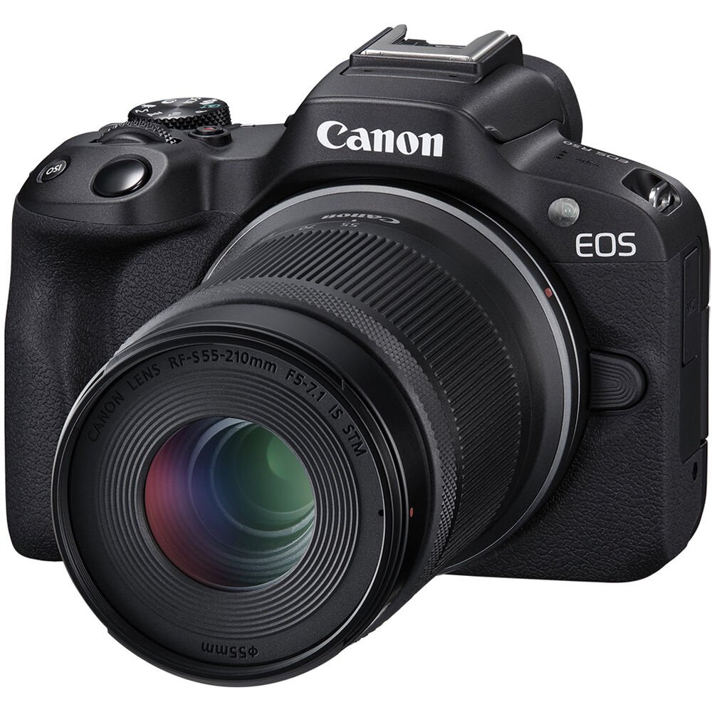 Canon EOS R50 Mirrorless Camera with 18-45mm and 55-210mm Lenses (Black) image 4