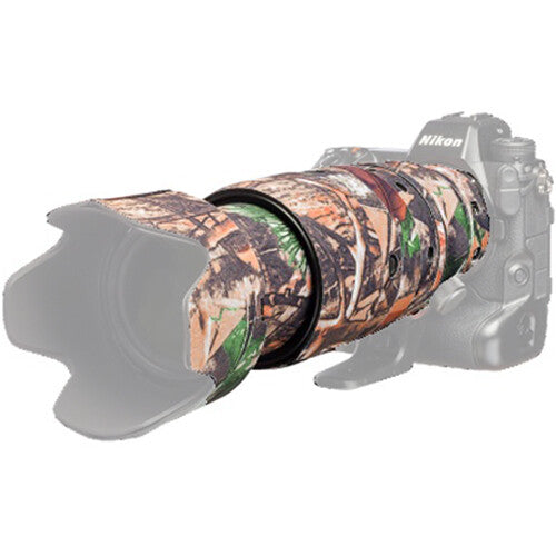 easyCover Lens Oak Neoprene Cover for Nikon Z 400mm f/4.5 VR S Lens - Forest Camouflage image