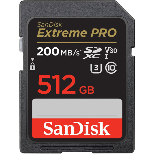 SanDisk 512GB Extreme PRO UHS-I SDXC Memory Card image 0