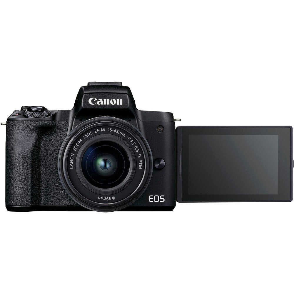 Canon EOS M50 Mark II Mirrorless Camera with 15-45mm Lens (Silver) image 2