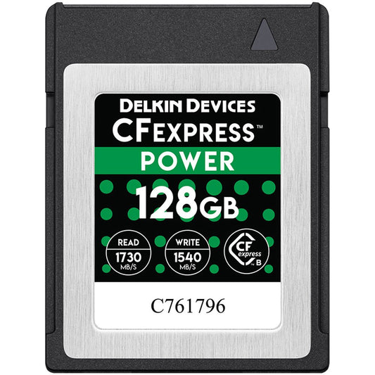 Delkin Devices 128GB POWER CFexpress Type B Memory Card image 1