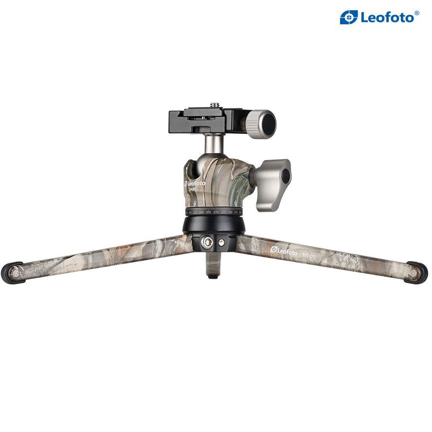 Leofoto MT-01 Mini Tripod with LH-25 Ball Head image 1