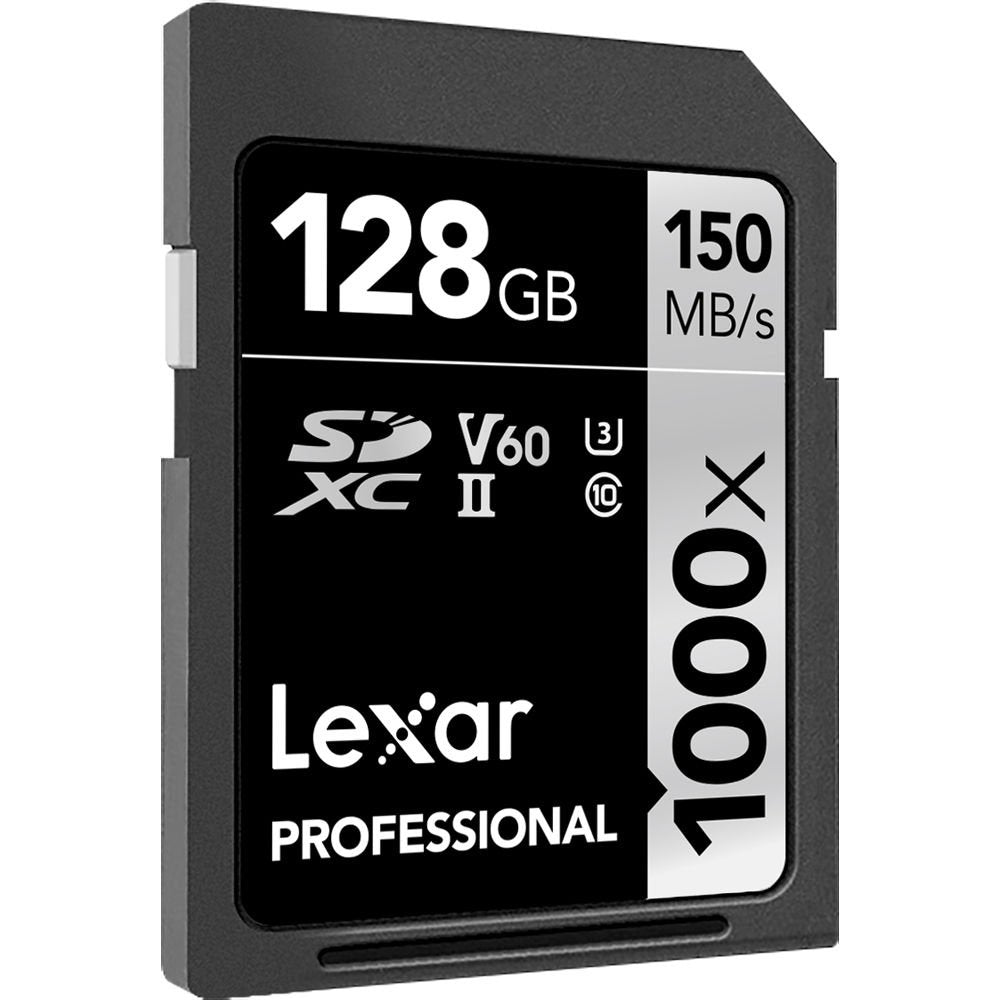 Lexar 128GB Professional 1000x UHS-II SDXC Memory Card image 3