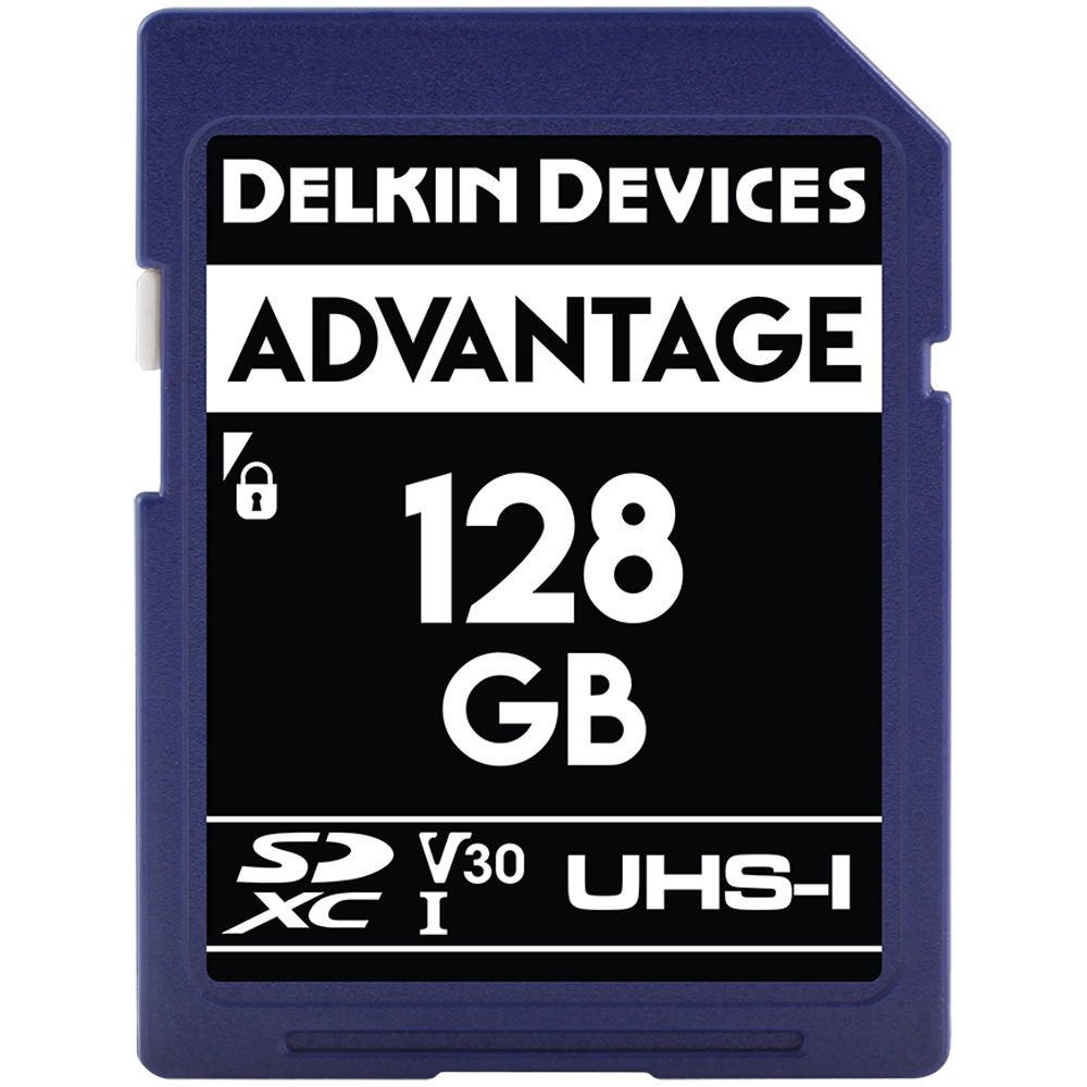 Delkin Devices 128GB Advantage UHS-I SDXC Memory Card image 1