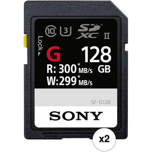 Sony 128GB SF-G Series UHS-II SDXC Memory Card image 0