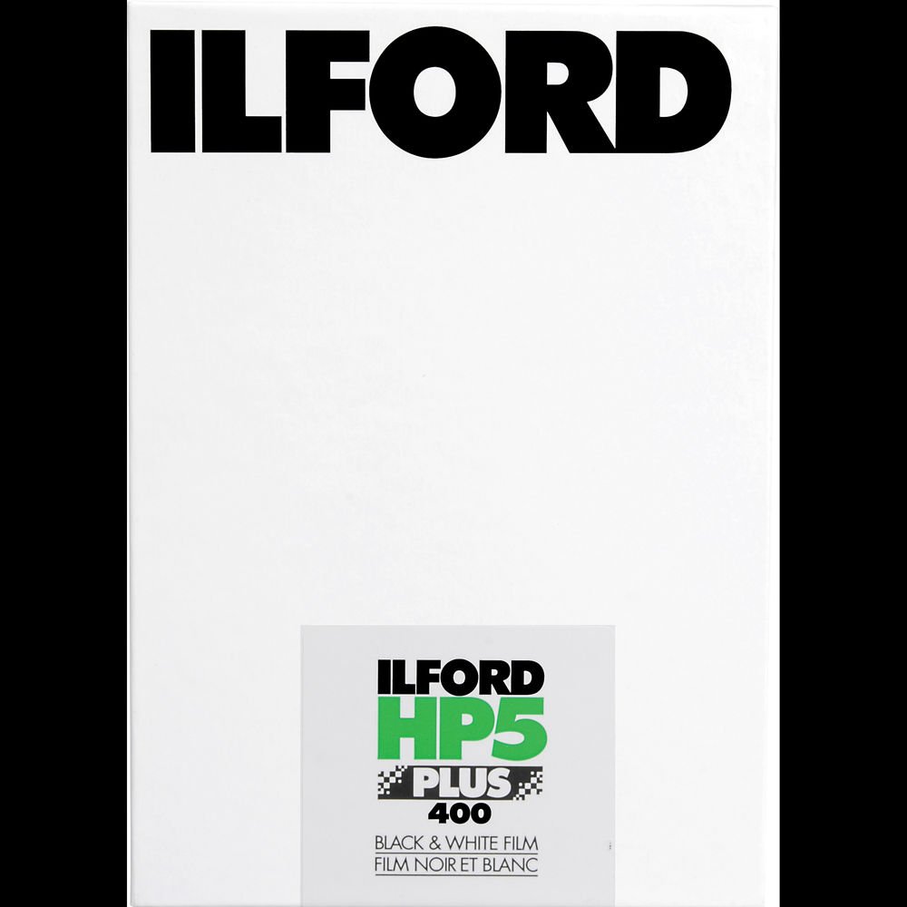 Ilford HP5 Plus Black and White Negative Film (4 x 5", 100 Sheets) image 0