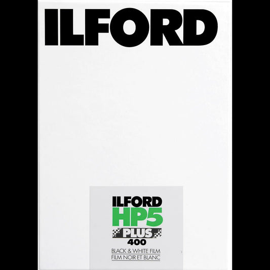 Ilford HP5 Plus Black and White Negative Film (4 x 5", 100 Sheets) image 0
