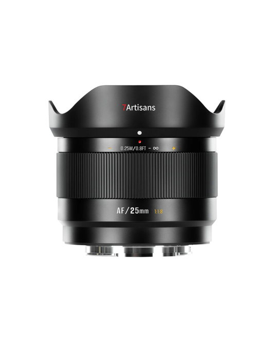 7Artisans Lite Series 25mm f/1.8 AF Lens (Sony E, Black)