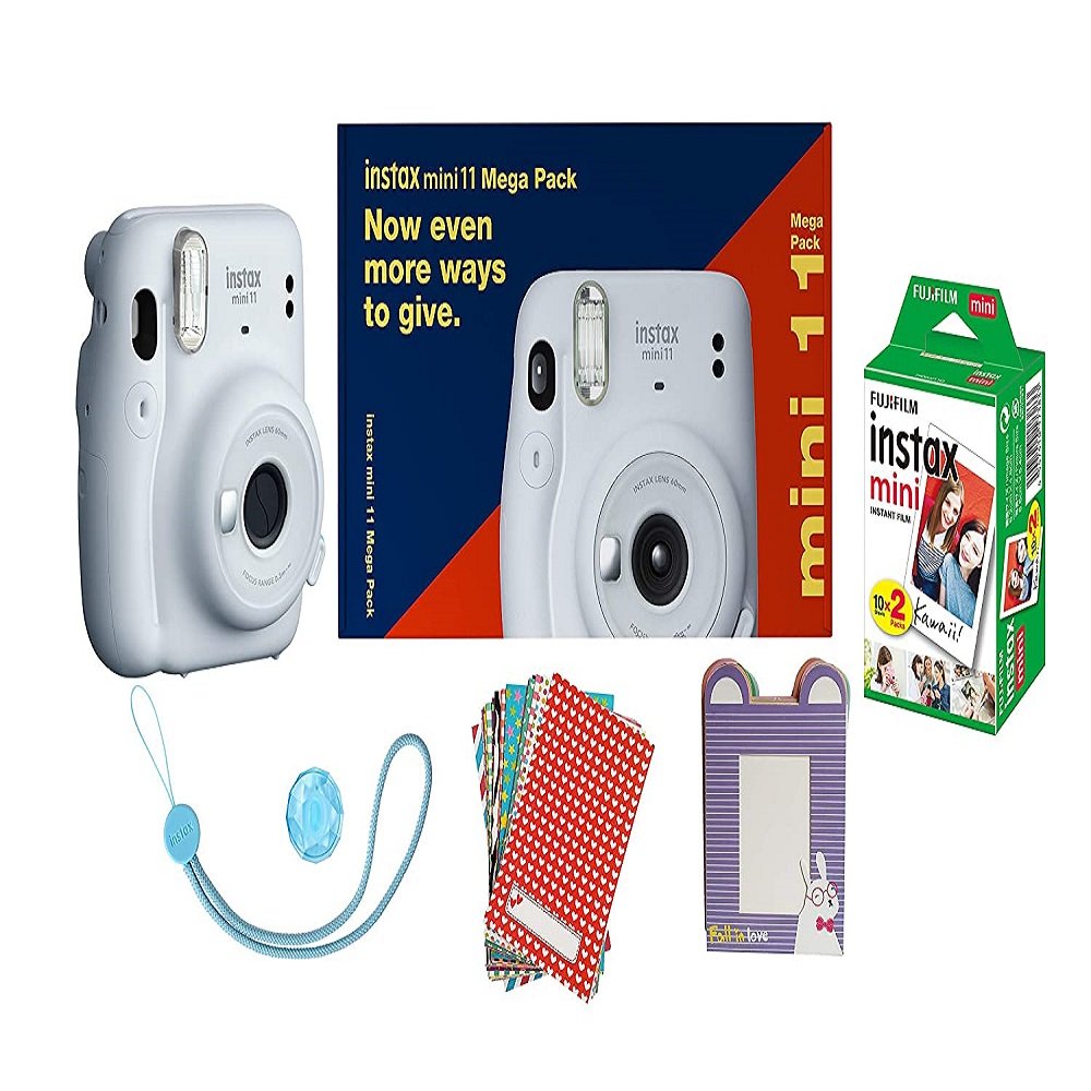 Fujifilm Instax Mini 11 Mega Pack (Ice White) image 0