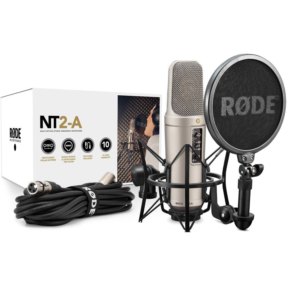 Rode NT2-A Large-Diaphragm Multipattern Condenser Microphone image 0