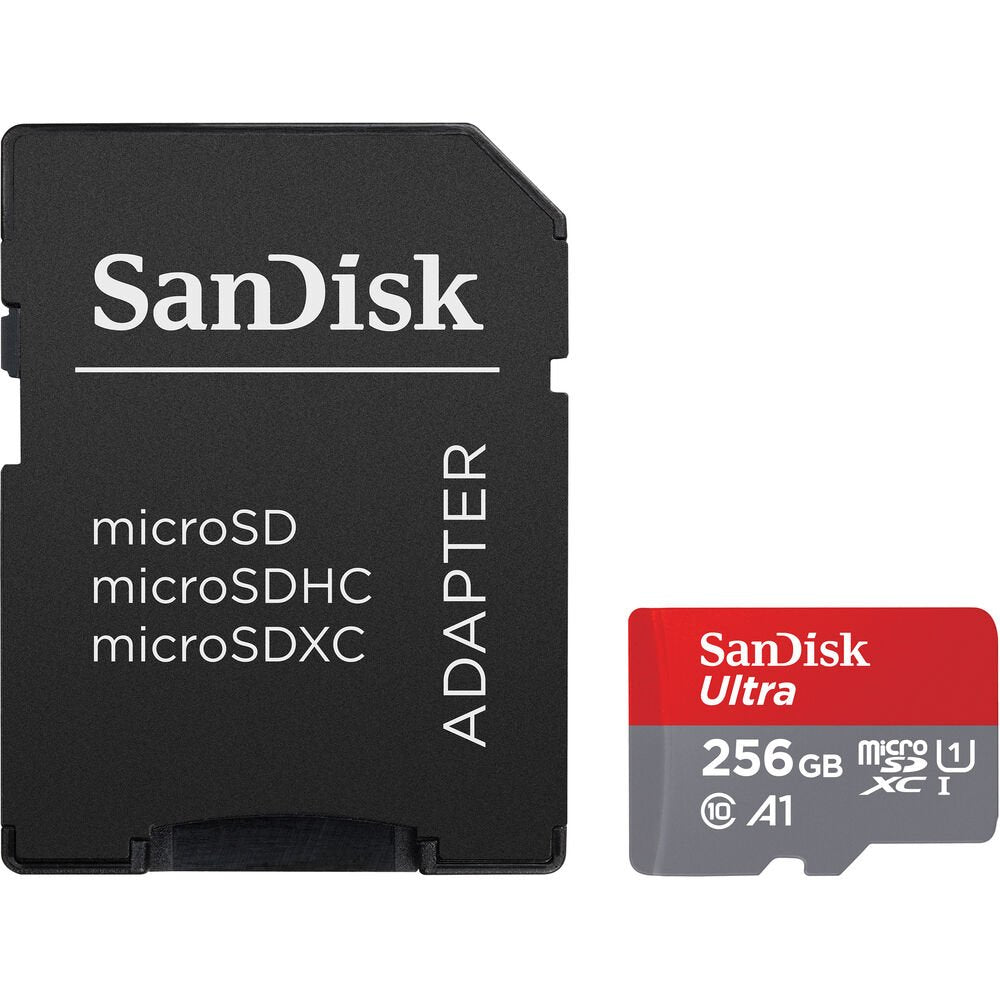 SanDisk 256GB Ultra UHS-I microSDXC Memory Card with SD Adapter image 2