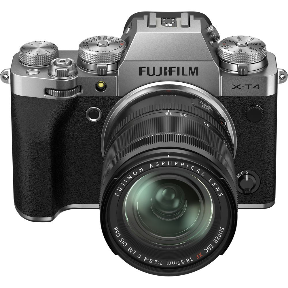 FUJIFILM X-T4 Mirrorless Digital Camera with 18-55mm Lens (Silver) image 1
