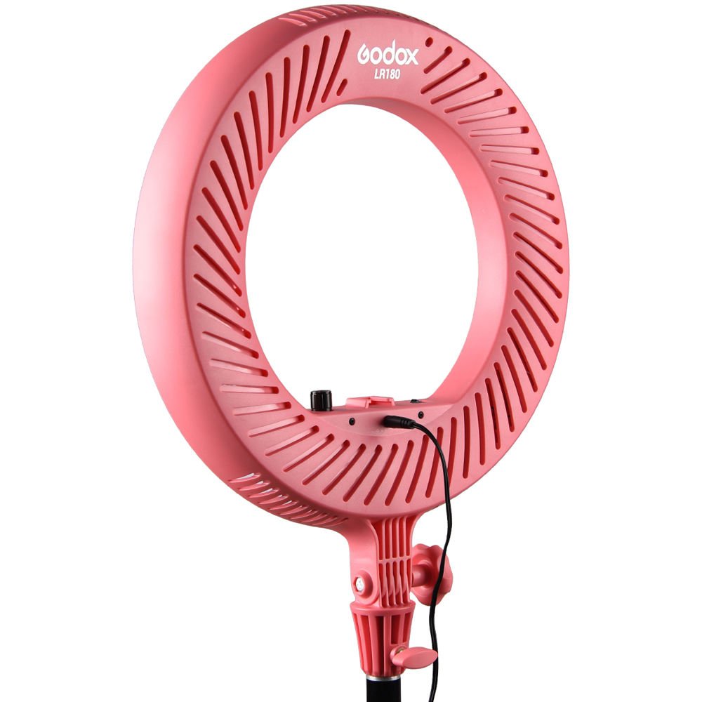 Godox LR180 Daylight Ringlight (Pink) image 4