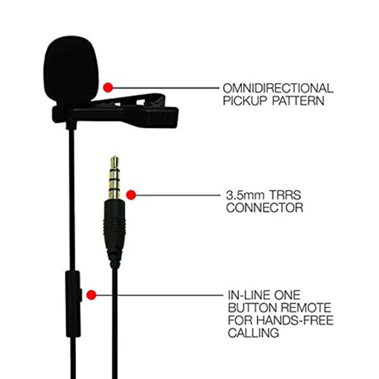 JBL Commercial CSLM30 Omnidirectional Lavalier Microphone image 1