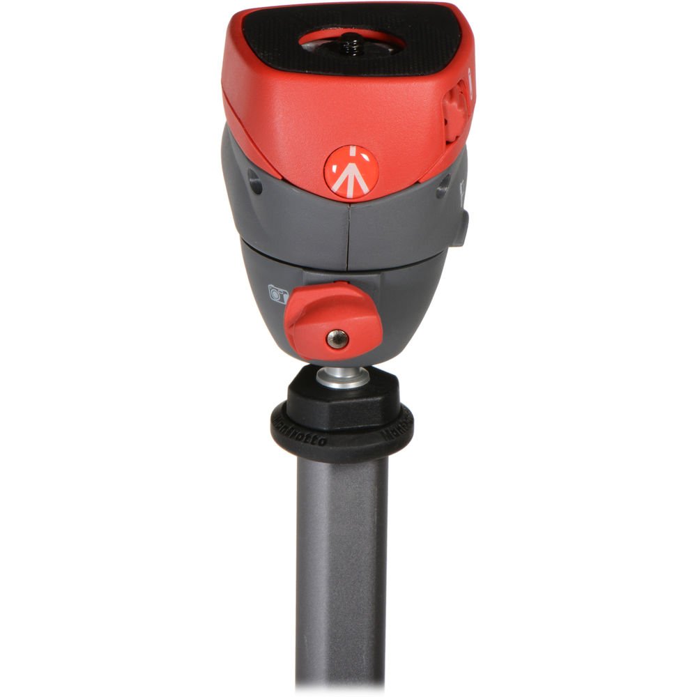 Manfrotto Compact Action Aluminum Tripod (Red) image 3