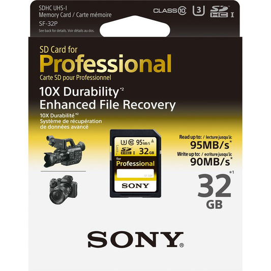 Sony 32GB Ultra-High Durability Professional SDHC UHS-I Memory Card image 0
