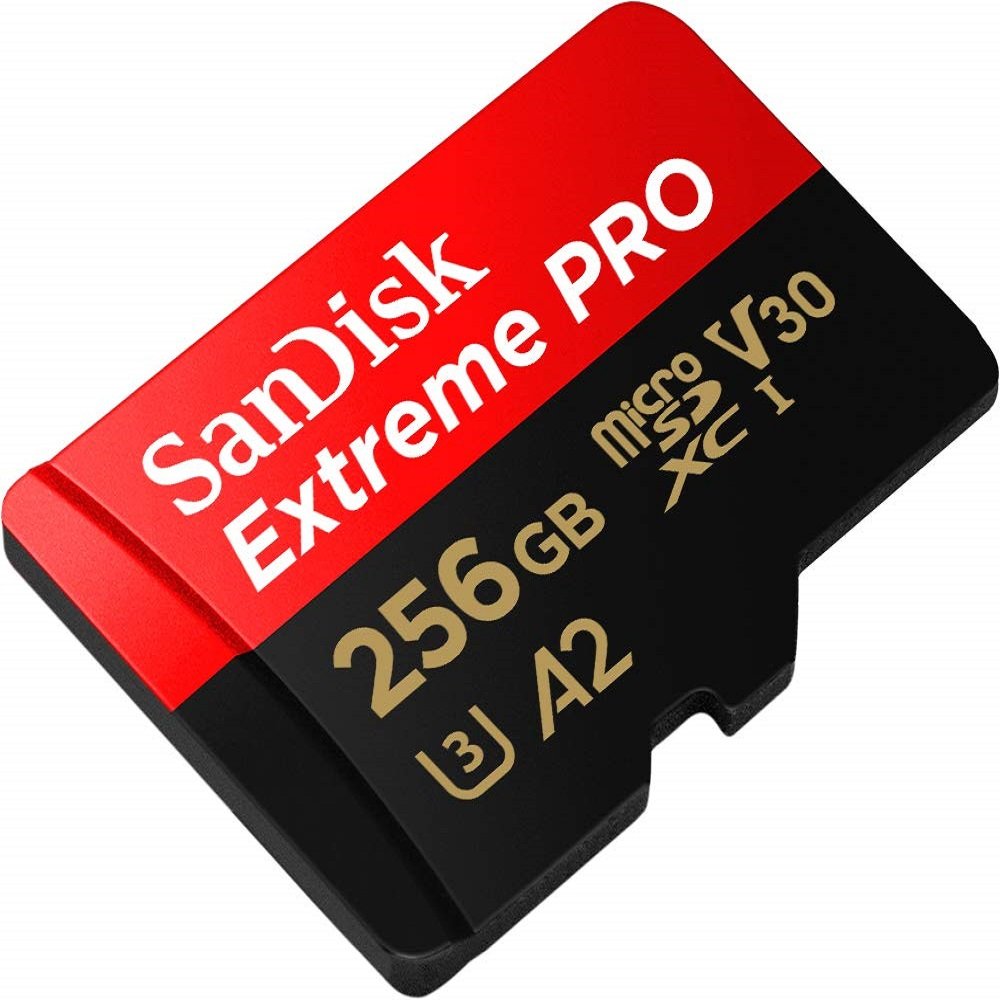 SanDisk 256GB MicroSD Extreme Pro Memory Card image 0