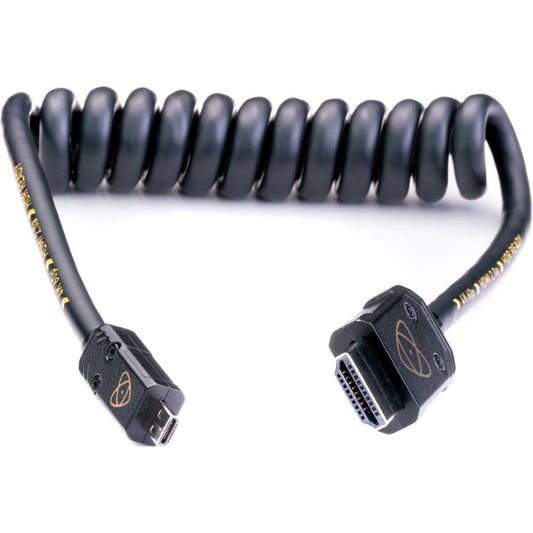 Atomos AtomFLEX HDMI to Micro-HDMI Coiled Cable (12 to 24") image 0