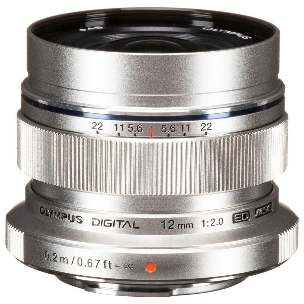 Olympus M.Zuiko Digital ED 12mm f/2 Lens (Silver) image 0