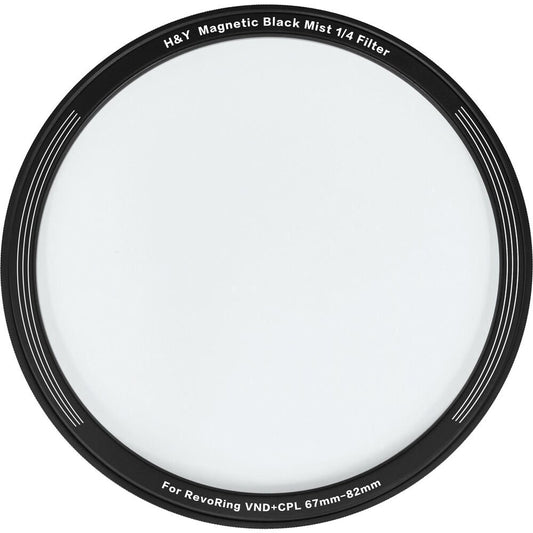 H&Y Filters Black Mist Magnetic 1/4 Clip-On Filter for RevoRing (67-82mm) image 0