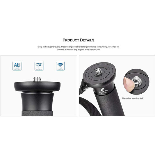 Leofoto MP-366C 6-SecOon Carbon Fiber Monopod image 1