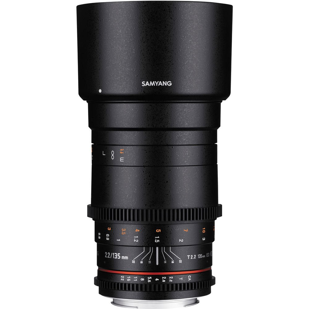 Samyang 135mm T2.2 AS UMC VDSLR II Lens for Sony E-Mount image 0